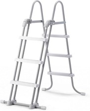 INTEX Deluxe Pool Ladder with Removable Steps for 36-Inch and 42-Inch Wall Heigh
