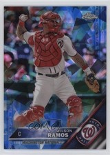 2016 Topps Box Set Chrome Sapphire Edition /250 Wilson Ramos #658 0j53