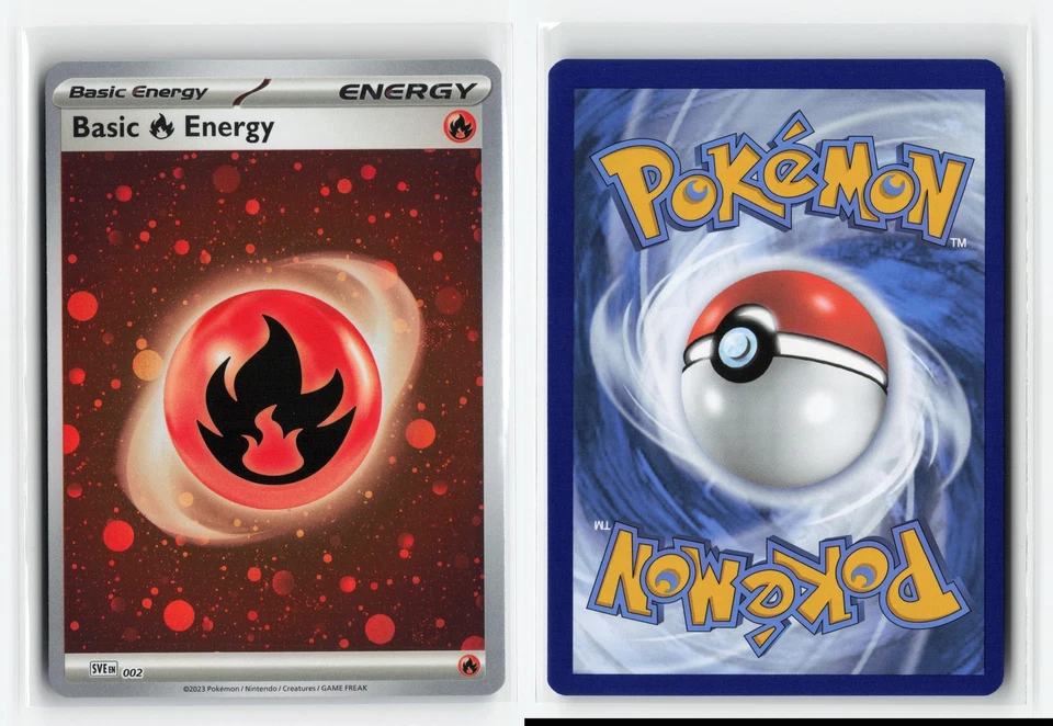 FIRE ENERGY SVE 002 HD COSMOS HOLO POKEMON TCG NM-LP - Image 3 of 4