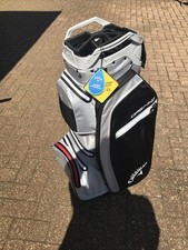 CALLAWAY GOLF CART BAG ORG14 WATERPROOF 14 WAY DIVIDER BLACK GREY RED