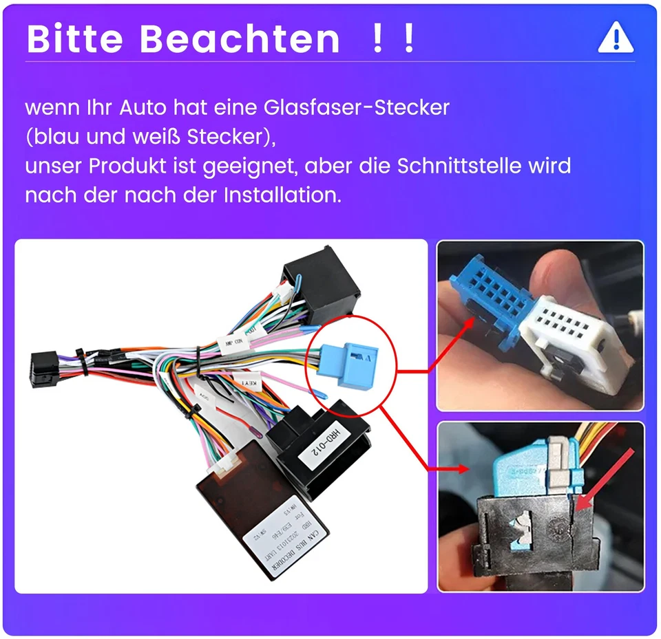 Android 14 Autoradio Carplay GPS Navi Wifi BT 4+64GB für BMW 5er E39 X5 E53 M5 - Bild 2 von 4