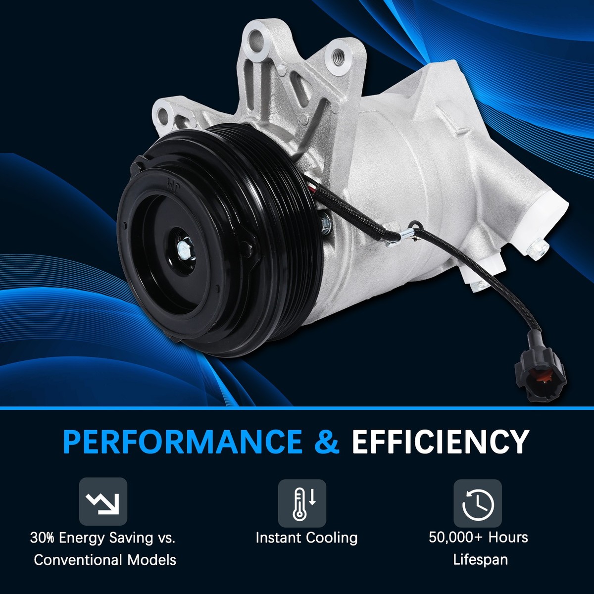 New A/C Compressor for 2003-2007 Nissan Murano 2004-2009 Quest V6