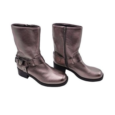 NEW DV By Dolce Vita Women's Armonda Harness Moto Boots Size 9 Bronze