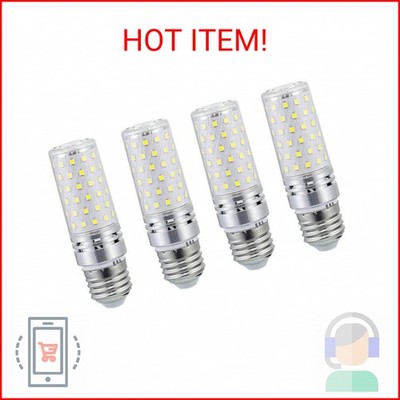 K JINGKELAI LED Candle Bulb, 15W Equivalent to 120W Incandescent, Cool White 600