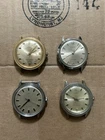 Timex Vintage Self-Wind/Automatic Watches Unisex Lot Of 4 For Parts Only