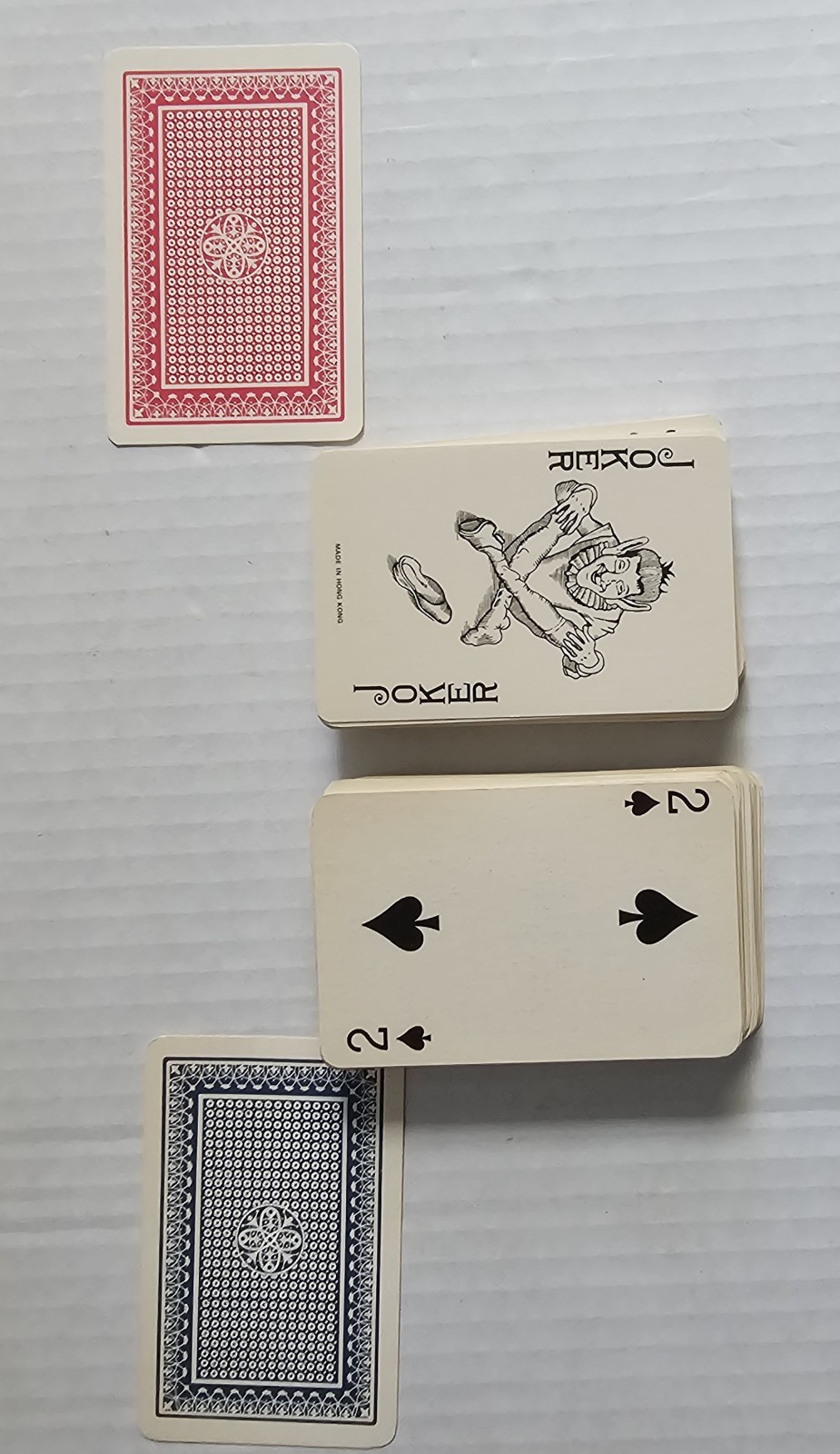 Vintage Mid Century Travel Card Game Set