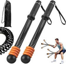 2PCS Adjustable Weighted Ropeless Battle Ropes, Heavy Duty Cordless Battle Rope