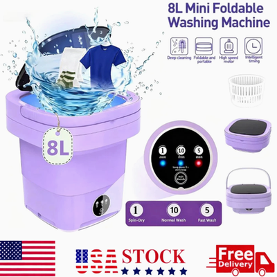 #ad Portable Mini Washing Machine Small Washer for Baby Clothes UnderwearFoldable $23.98