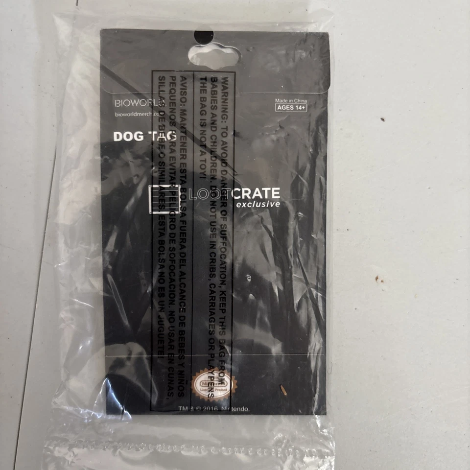 Legend Of Zelda Dog Tag | Loot Crate 2016 Exclusive | Bioworld New in Package - Image 2 of 4