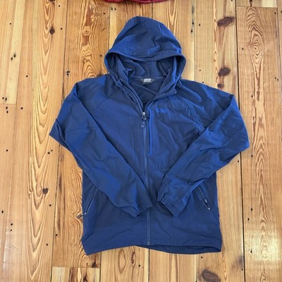 Outdoor Research Soft shell Jacket Men s Small Blue *see Description *