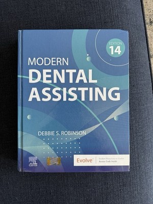 Modern Dental Assisting 14th Edition Debbie S. Robinson Hardcover Dentistry