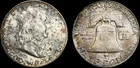 1951 D Franklin Half PCGS MS65 FBL Toning