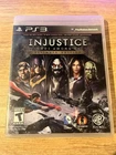Injustice: Gods Among Us Ultimate Edition Sony PS3 Tested & Working CIB