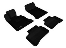 Custom Fit Kagu Floor Mat  Compatible with Mercedes-Benz Black Complete Set