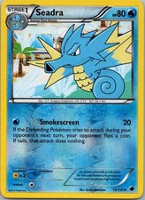 Pokemon TCG Seadra 19/116 Plasma Freeze Rev Holo LP