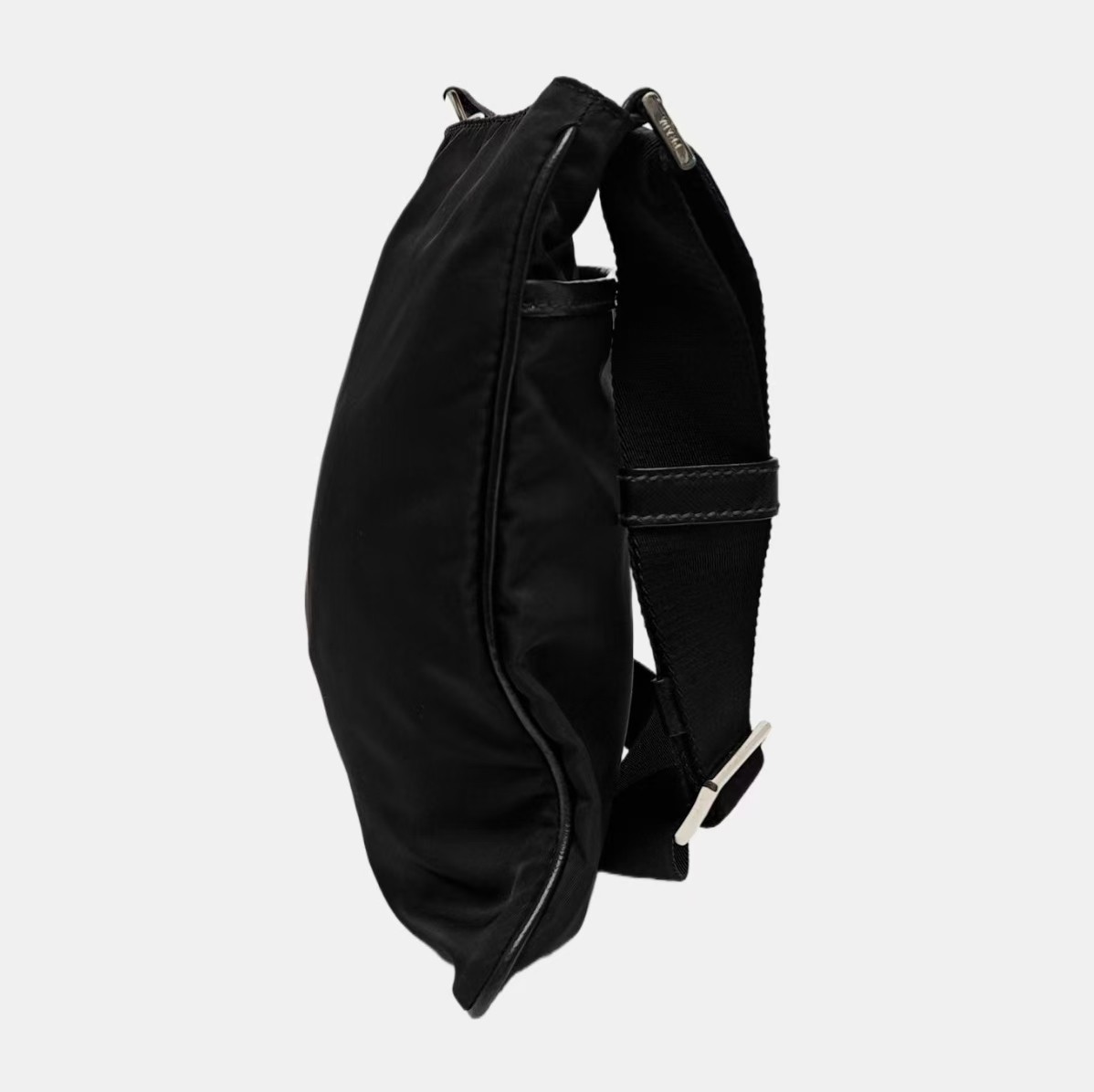 prada black nylon messenger bag authentic | eBay