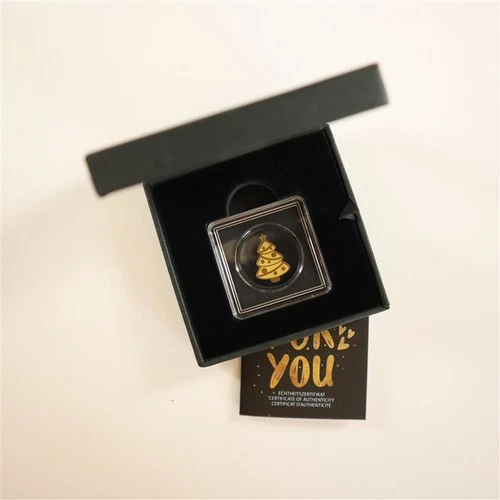 Chad 3,000 Francs Christmas Tree Boxed with Certificate | 1/1000 Ounce 999 Gold