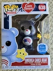 Funko Pop! Animation #638: Care Bears - America Cares Bear  - Funko Exclusive