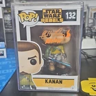 Funko Pop! Star Wars Rebels Kanan #132 Autographed Freddie Prinze Jr+ Protector