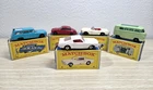 LOT OF 5 VINTAGE MATCHBOX LESNEY DIECAST CARS  (#8,27,34,42,65)