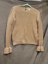 Charter Club Women's Cable-Detail Sweater, Ivory, M