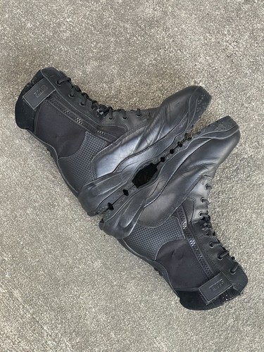 5.11 Tactical Men’s ATAC Storm 8” Boot W/ Side Zip Size 9 Black Leather 12004 - Picture 4 of 9