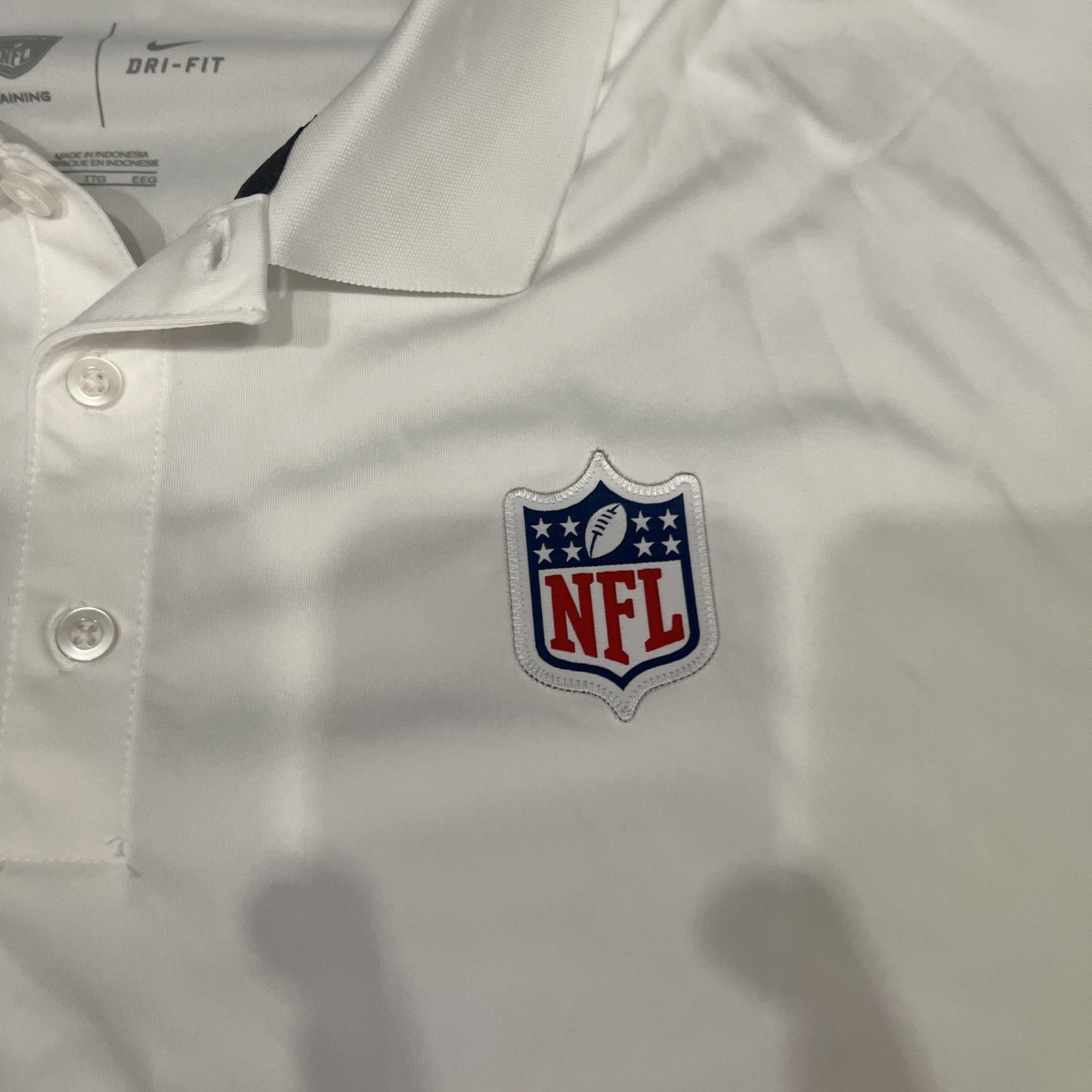 Nike NFL On Field Dri-Fit Polo Men's XXL White thumbnail 2