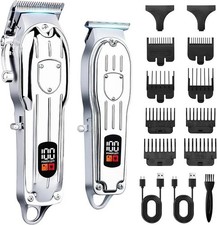 Professional Hair Cut Machine Barber Salon Cutting Trimmer Clipper Kit Set