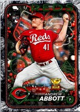 Andrew Abbott 2024 Topps Holiday #H82 Holiday Tree Cincinnati Reds