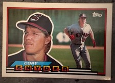 CORY SNYDER 1989 TOPPS BIG, #175, CLEVELAND INDIANS