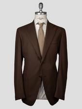NEW ISAIA BROWN WOOL BLAZER US 44 - EU 54 YX4