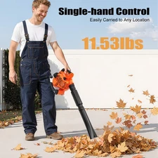 25.4cc 2-Stroke Handheld Leaf Blower Yard Grass Sweeper Cleaning Machine 7500rpm