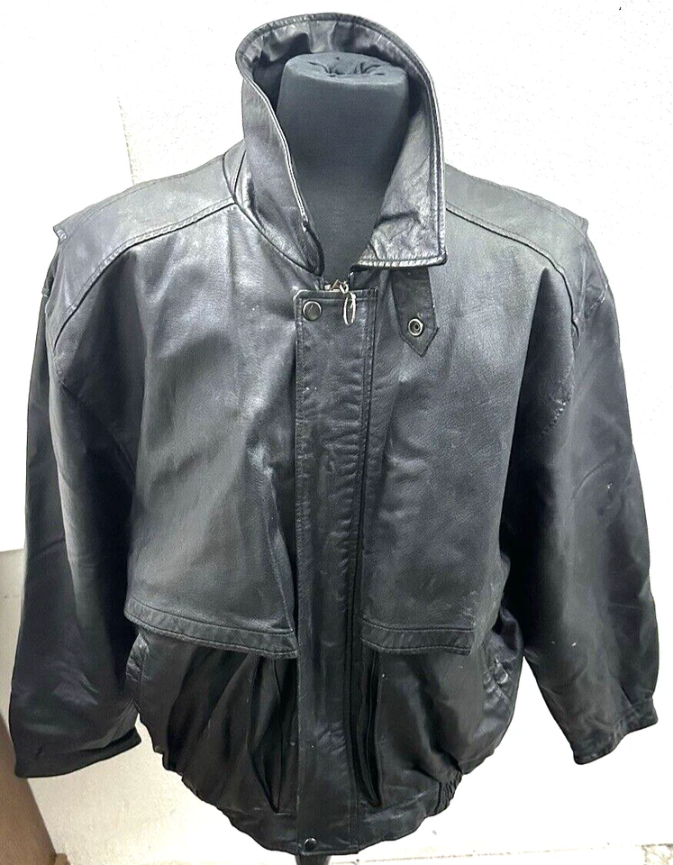 World Alliance Originals Leather Jacket Mens XL