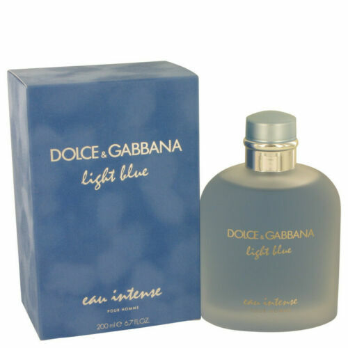 D&G Light Blue Intense Dolce Gabbana Men 6.7 oz 200 ml *Eau De