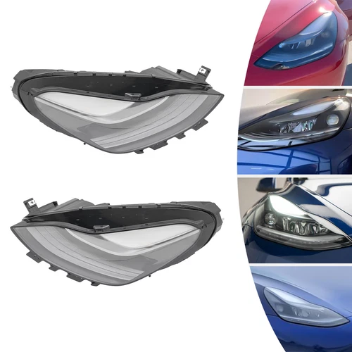 Pair Matrix LED Headlight Assembly For Tesla Model 3 Y 2021-2023 Left&Right Side - Picture 2 of 19
