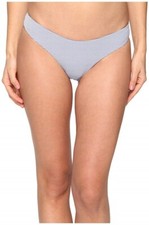 onia Lily Women's 174634 Bikini Bottom Cobalt/White Swimwear Size L