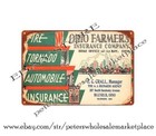 discount metal wall art 1930 OHIO FARMERS INSURANCE COMPANY metal tin sign
