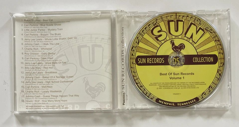 The Best of Sun Records Volume one country rock n roll cd album NM~EX condition Foto 3 de 4