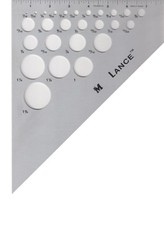 Lance TR-4590-10, Aluminum Triangle,  45 / 45 / 90  Length: 10"