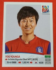 Panini World Cup 2015 Sticker No. 364 Yoo Younga Korea Republic Fifa World Cup Canada