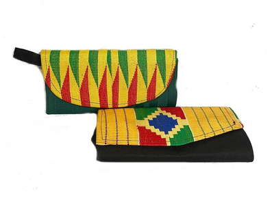 African Ankara (100% cotton) Clutch Set Handcrafted African Print Ankara Small Clutch - African  main image 3