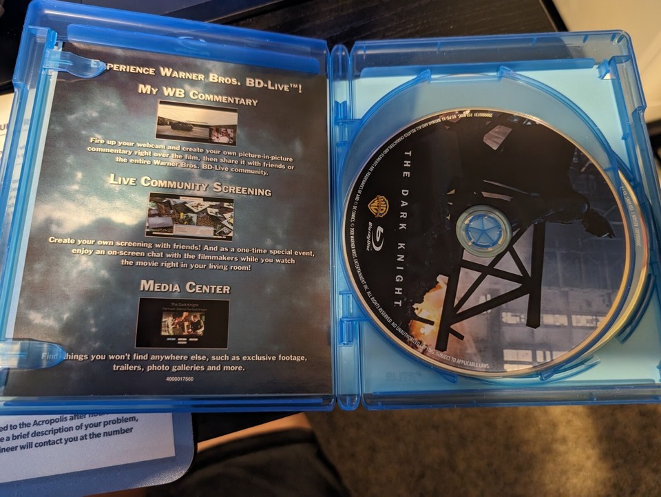 The Dark Knight (+ BD Live) [Bluray] Bluray GOOD 85391176572 eBay