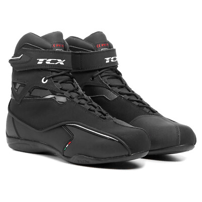Mf6033 - Motorcycle Shoes Boots Technical Waterproof TCX Zeta WP Black