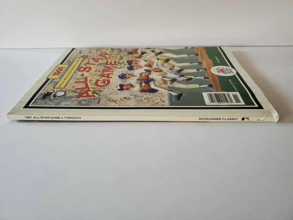 1991 MLB Baseball All-Star Game Program Toronto SkyDome Cali Angel's Vintage VG - Image 3 of 4