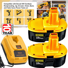 1 2PACK 18V For Dewalt 18 VOLT XRP DC9096 DC9098 Ni-Mh Battery DC9099 DC9096-2