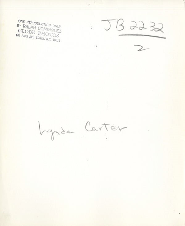 Lynda Carter Wonder Woman era 1970's Candid Glamour Original 8x10 Photo Stamped