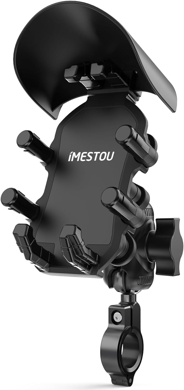 Anti Vibration Motorcycle Phone Mount Shock Damping Bike Cellphone Holder