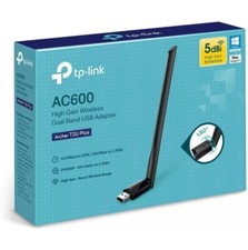 TP-Link USB Wifi Adapter for PC AC600Mbps Archer T2U Plus  OPEN BOX 