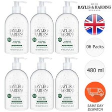 Baylis & Harding AntiBacterial Hygienic Hand Gel With 75% Alcohol 480ml x 6 Pack