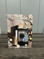 Electronic Piggy Bank ATM Password Money Box Cash Coins Saving For kids Gift NEW